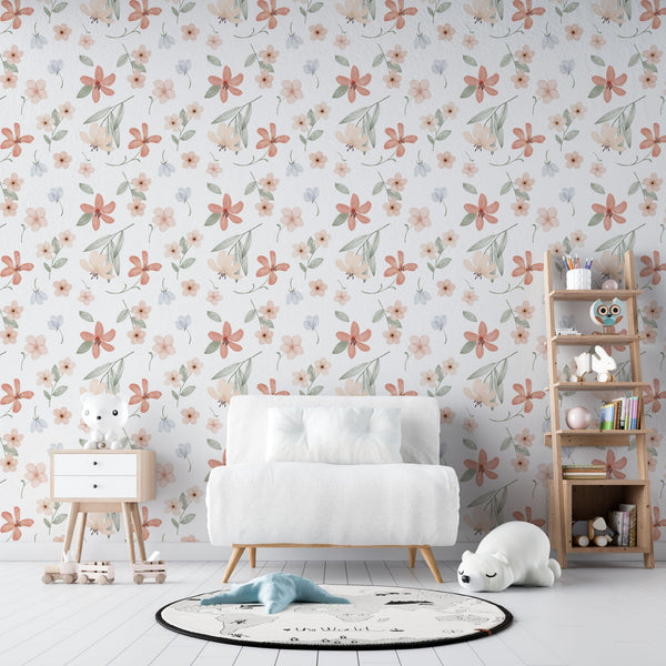 Floral Peel and Stick or Traditional Wallpaper - Finest Blooms