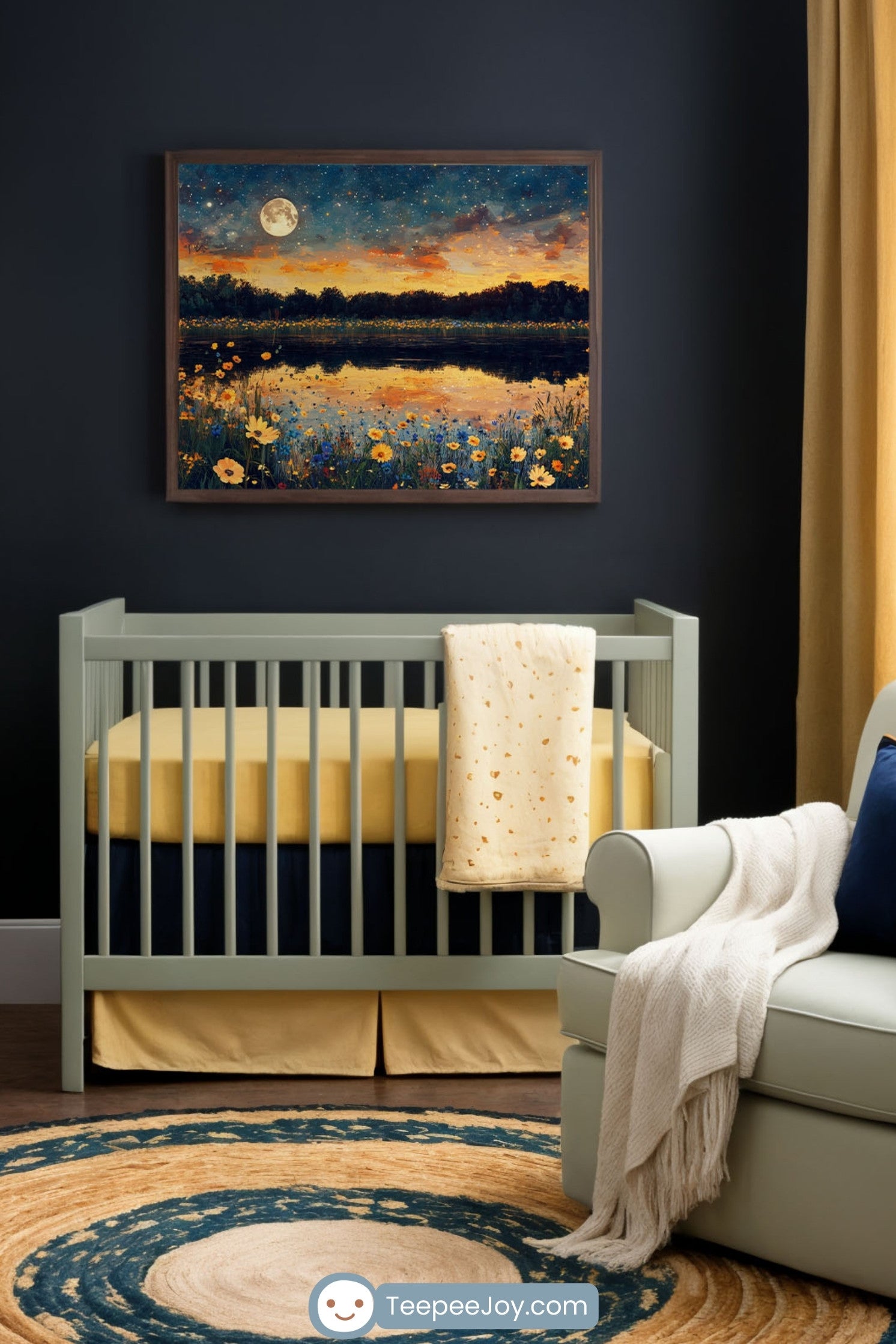 Wildflower Wall Art for Nursery and Kids Rooms - Shop Now!