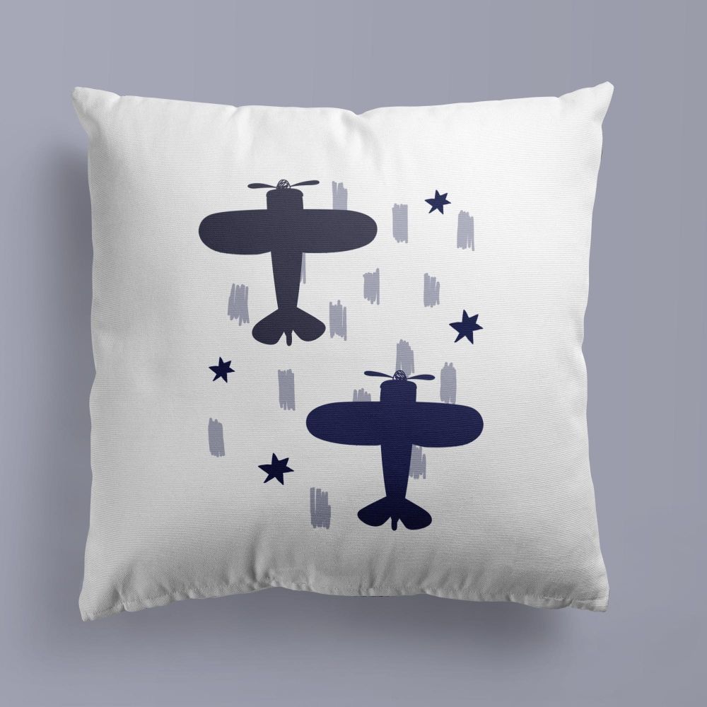 Vintage clearance airplane pillow