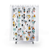 Animals Kids' Shower Curtains - Animal Letters