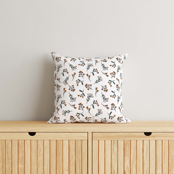 Floral Kids & Nursery Throw Pillow - Bulby Blossoms