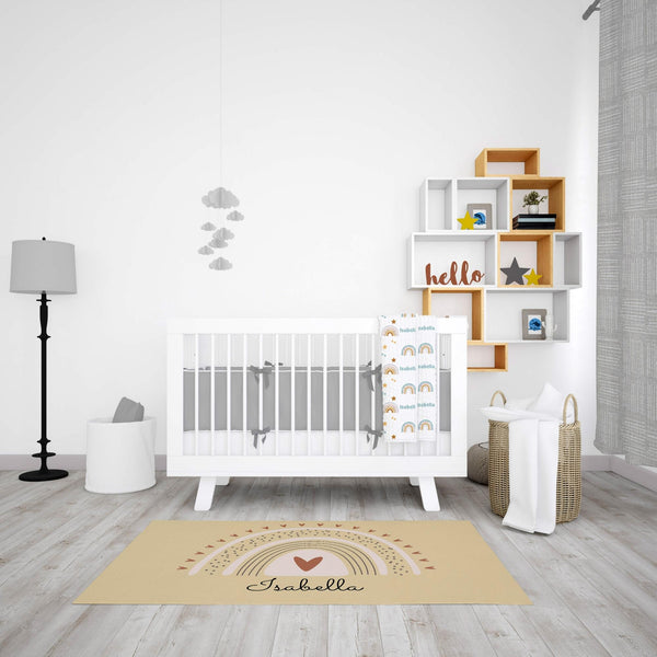 Personalized Rainbow Area Rug for Nurseries and Kid's Rooms - Follow the Rainbow 5