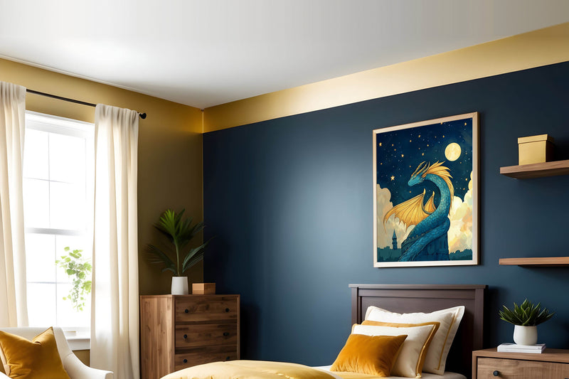 Dragon Nursery Ideas: Three Looks, One Wall Plan