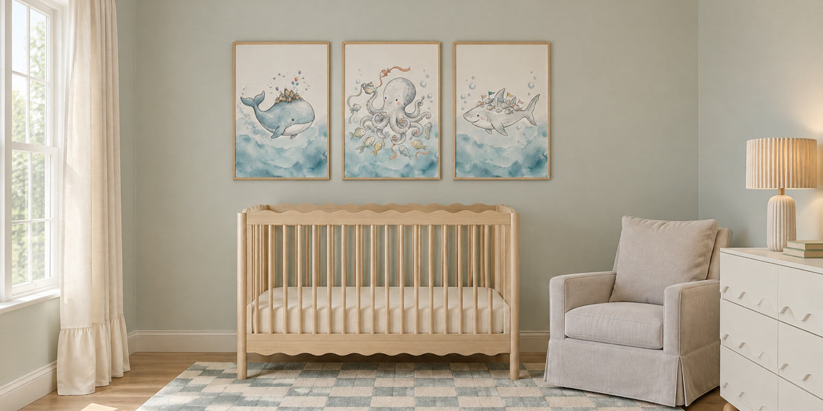 30 Ocean Themed Nursery Ideas and the Under the Sea Nursery Decor to Match