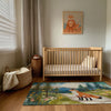 Nursery and Kids Fox Rug - Fox on Tour