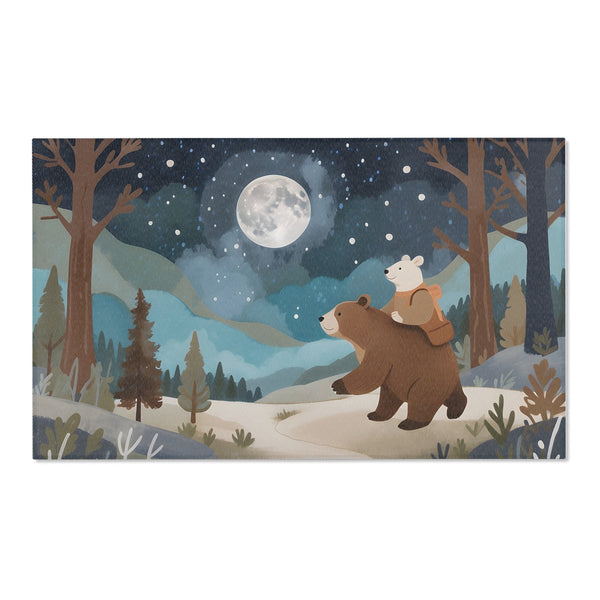 Bear Area Rug for Kids and Nursery Rooms - Wander Under Stars