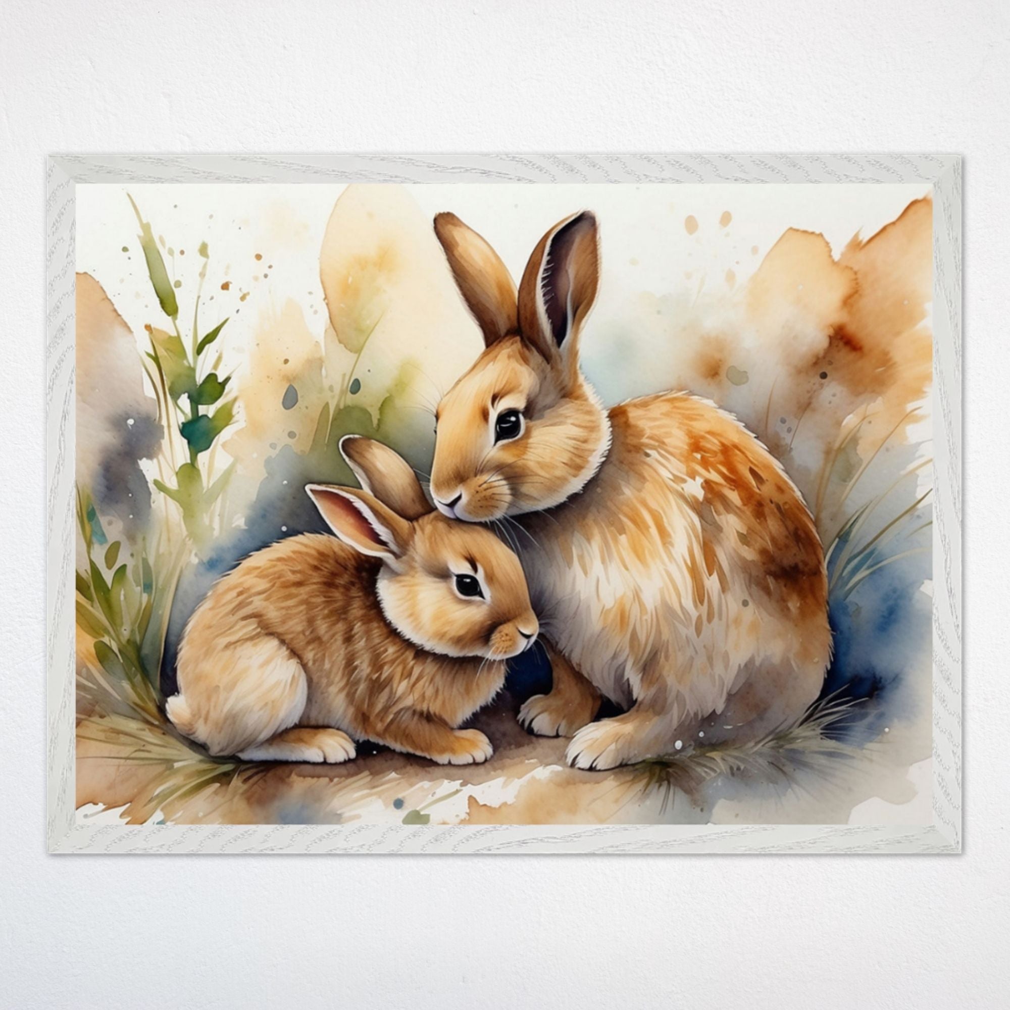 Bunny Wall Decor for Kids and Nursery Rooms - Whisker Whispers