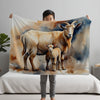 Goat personalized blanket for newborn and kids - Bleat Buddies