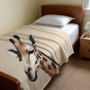 Giraffe personalized blankets for kids and babies - Giggling Giraffe