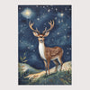 Deer Area Rug for Kids and Nursery Rooms - Starry Stag