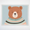 Bear Wall Art for Playroom and Kids Rooms - Trendy Teddy