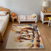 Squirrel Rug for Kids and Nursery Rooms - Acorn Adventures