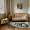 Dolphin Area Rug for Kids and Nursery Rooms - Marine Magic