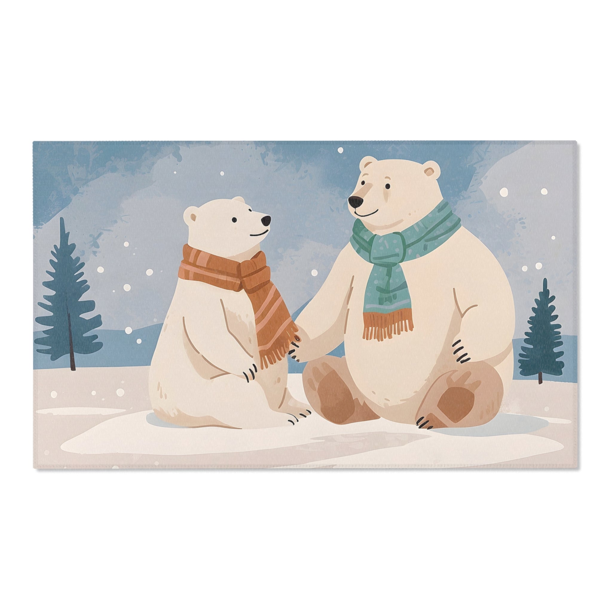 Nursery and Kids Polar Bear Rug - Chilly Companions