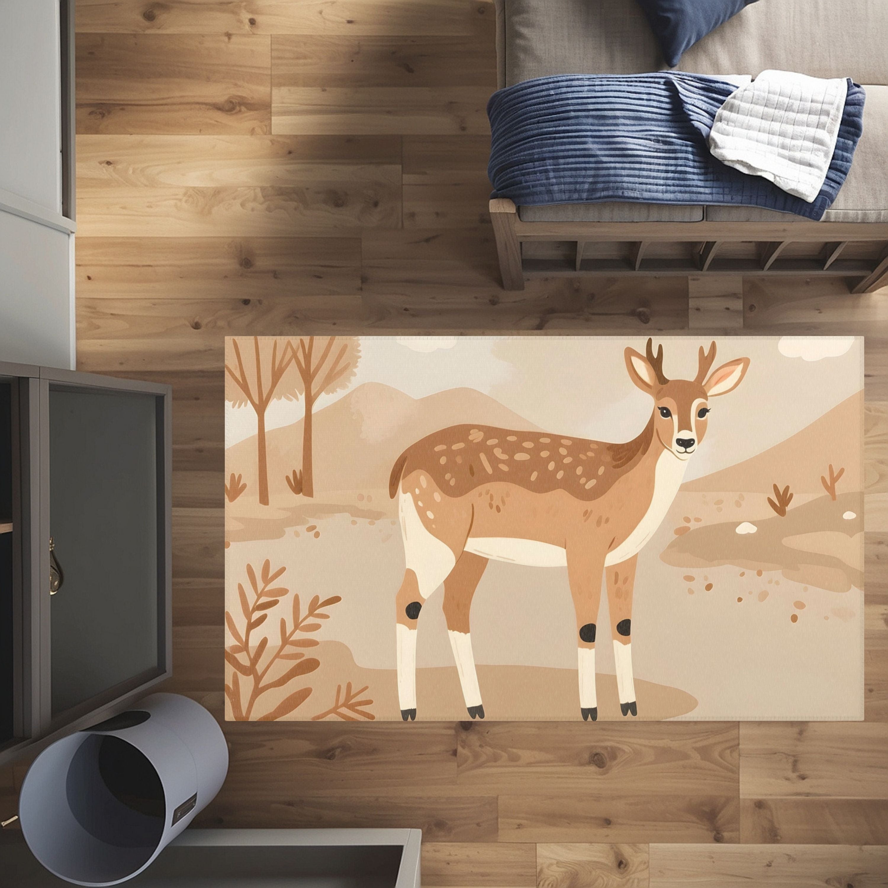 Kids and Nursery Deer Rug - Dune Deer