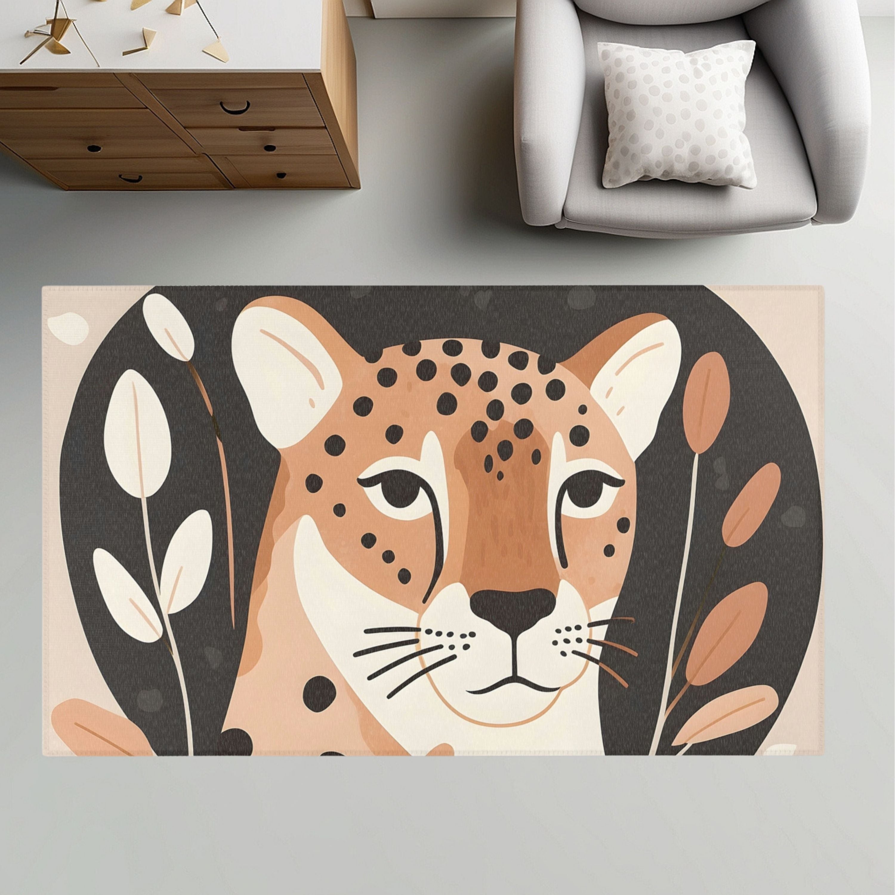 Kids and Nursery Cheetah Rug - Cheetah Chic