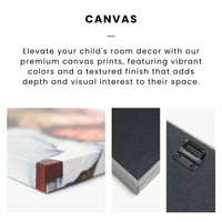 a brochure with a picture of a child's room