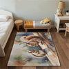 Squirrel Area Rug for Nursery and Kids Rooms - Squirrel Chatter