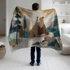 Woodland personalized children's blankets - Bear-y Chill