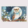 Owl Rug for Kids and Nursery Rooms - Whimsical Nightguard