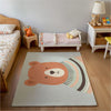 Bear Area Rug for Nursery and Kids Rooms - Trendy Teddy