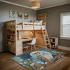 Owl Rug for Kids and Nursery Rooms - Whimsical Nightguard