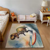 Dinosaur Rug for Kids and Nursery Rooms - Surfin' Saurus