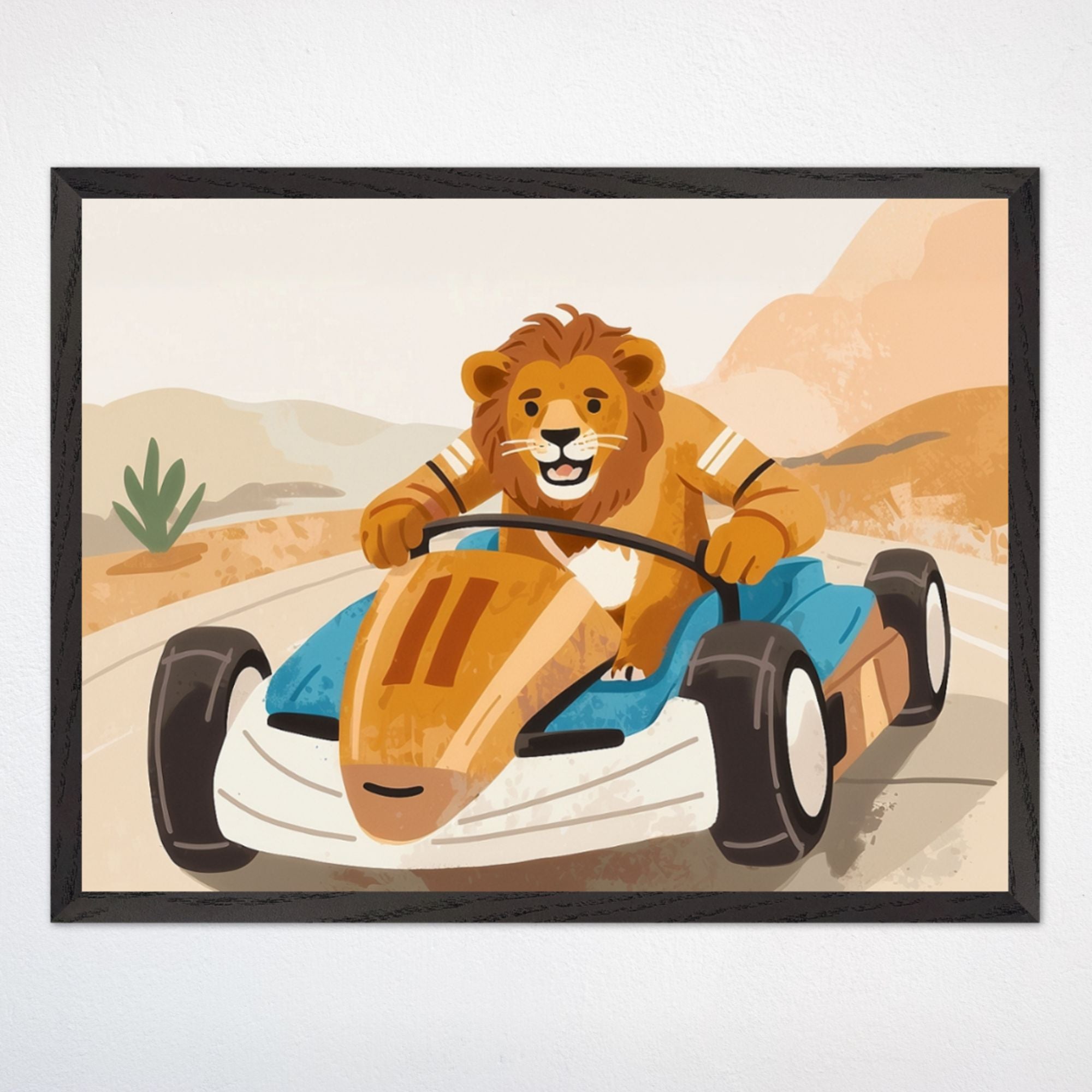 Lion Wall Decor for Kids and Baby Rooms - Speed King