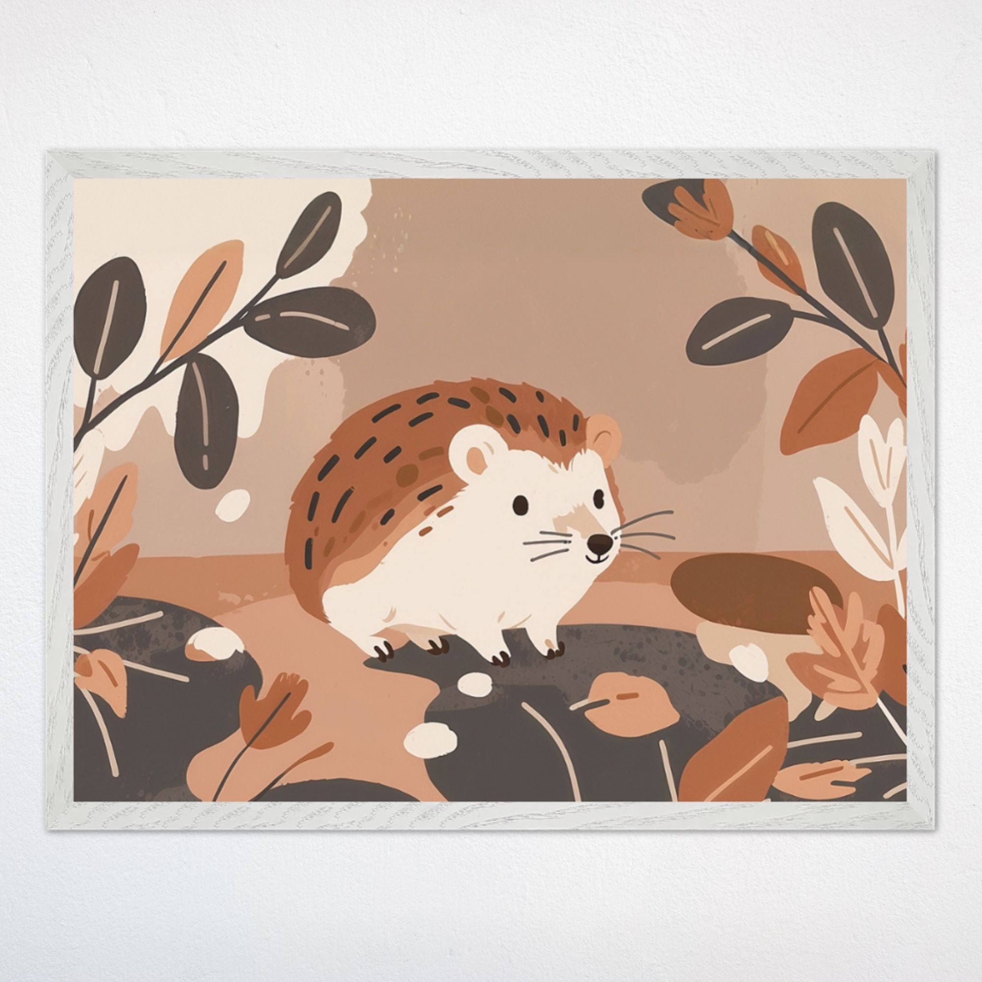 Hedgehog Wall Decor for Kids and Nursery Rooms - Hedgy Hideaway