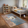 Kids and Nursery Space Area Rug - Moonwalker Magic