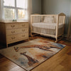 Nursery and Kids Giraffe Area Rug - Savannah Smiles