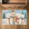 Kids and Nursery Polar Bear Area Rug - Bear Huddle