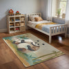 Panda Area Rug for Nursery and Kids Rooms - Panda Picasso