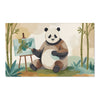 Panda Area Rug for Nursery and Kids Rooms - Panda Picasso