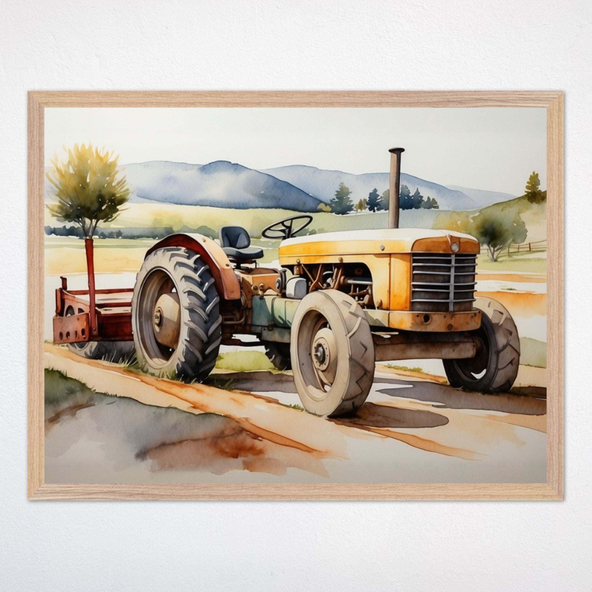 Construction Wall Art for Kids and Baby Rooms - Harvest Hustler