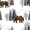 Traditional or Peel and Stick Bear Wallpaper - Bear's Territory