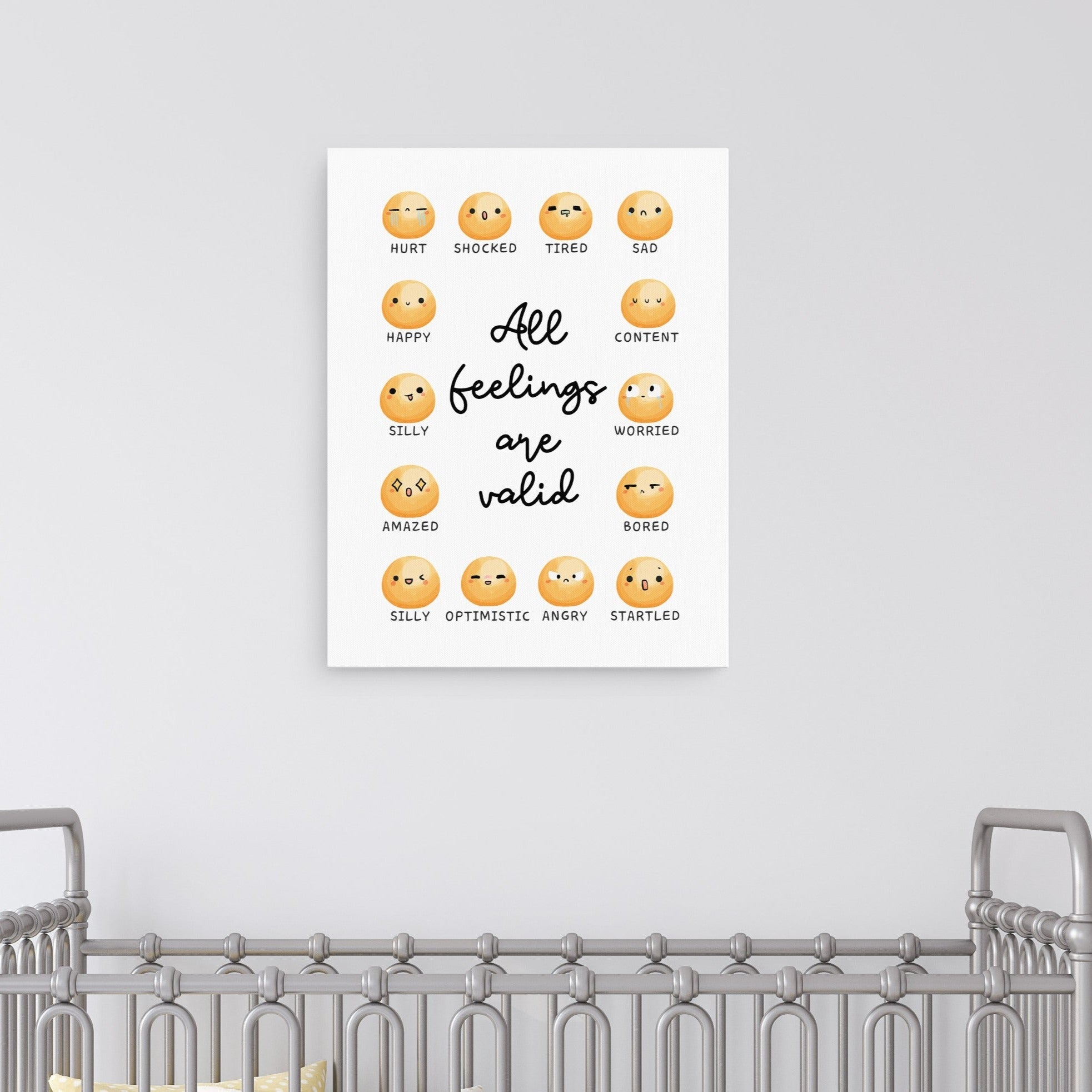 Feelings Emoji Wall Art