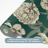 Flower Peel and Stick or Traditional Wallpaper - Twilight Peony Garden