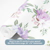 Flower Peel and Stick or Traditional Wallpaper - Bouquet of Tranquility