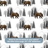Bear Peel and Stick or Traditional Wallpaper - Bear's Territory
