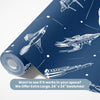 Space Peel and Stick or Traditional Wallpaper - Galactic Blueprints