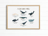 Positive Affirmations Ocean Whales Wall Art