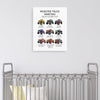 Positive Affirmations Monster Truck Wall Art