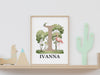 Personalized Birds Wall Art - Name Sign