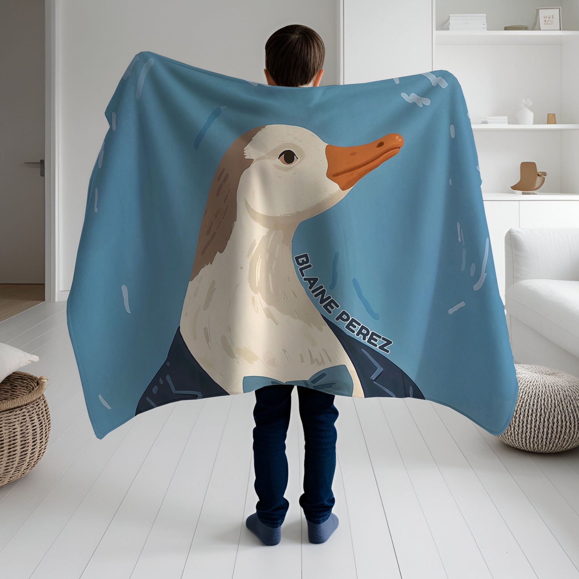 Goose personalized blanket for babies and kids - Goose in Style