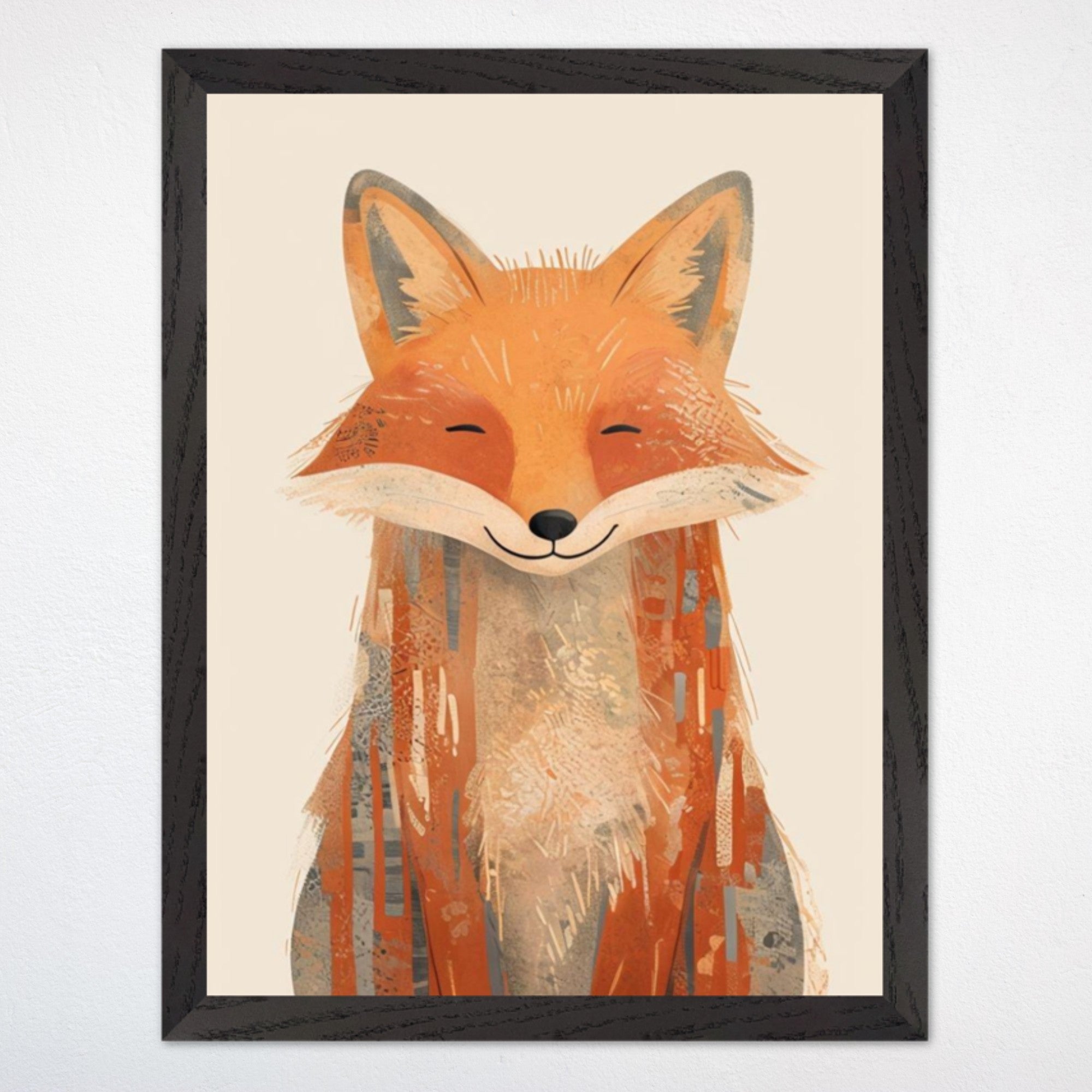 Fox Wall Decor for Kids and Nursery Rooms - Smiley Snout