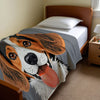 Dog personalized name blankets - Doggy Delight