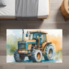 Construction Area Rug for Nursery and Kids Rooms - Sunny Side Tractor