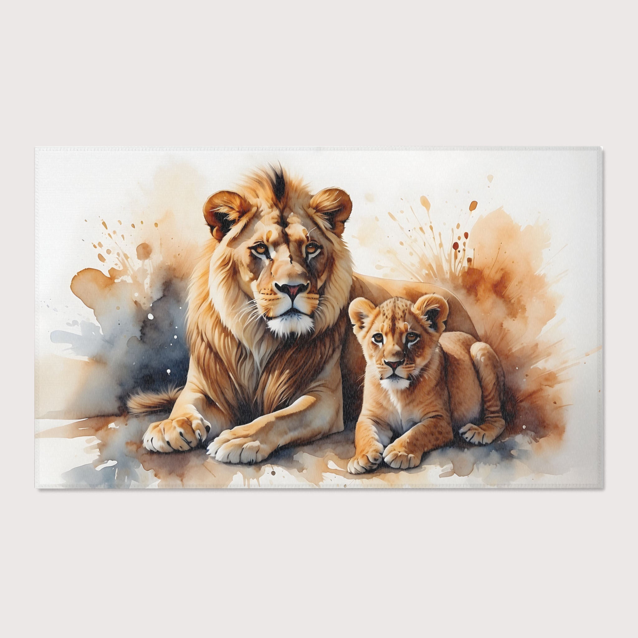 Nursery and Kids Lion Rug - Furry Royals