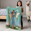 Fairy personalized blanket for newborn and kids - Petal Pixie